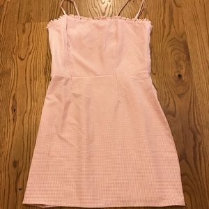 Pacsun LA Hearts Pink Gingham Dress